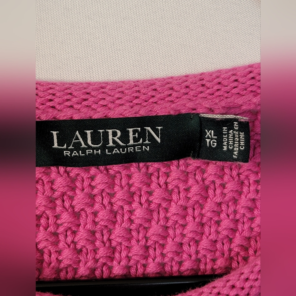 Lauren Ralph Lauren Crew Neck Sweater Size XL - Picture 6 of 8